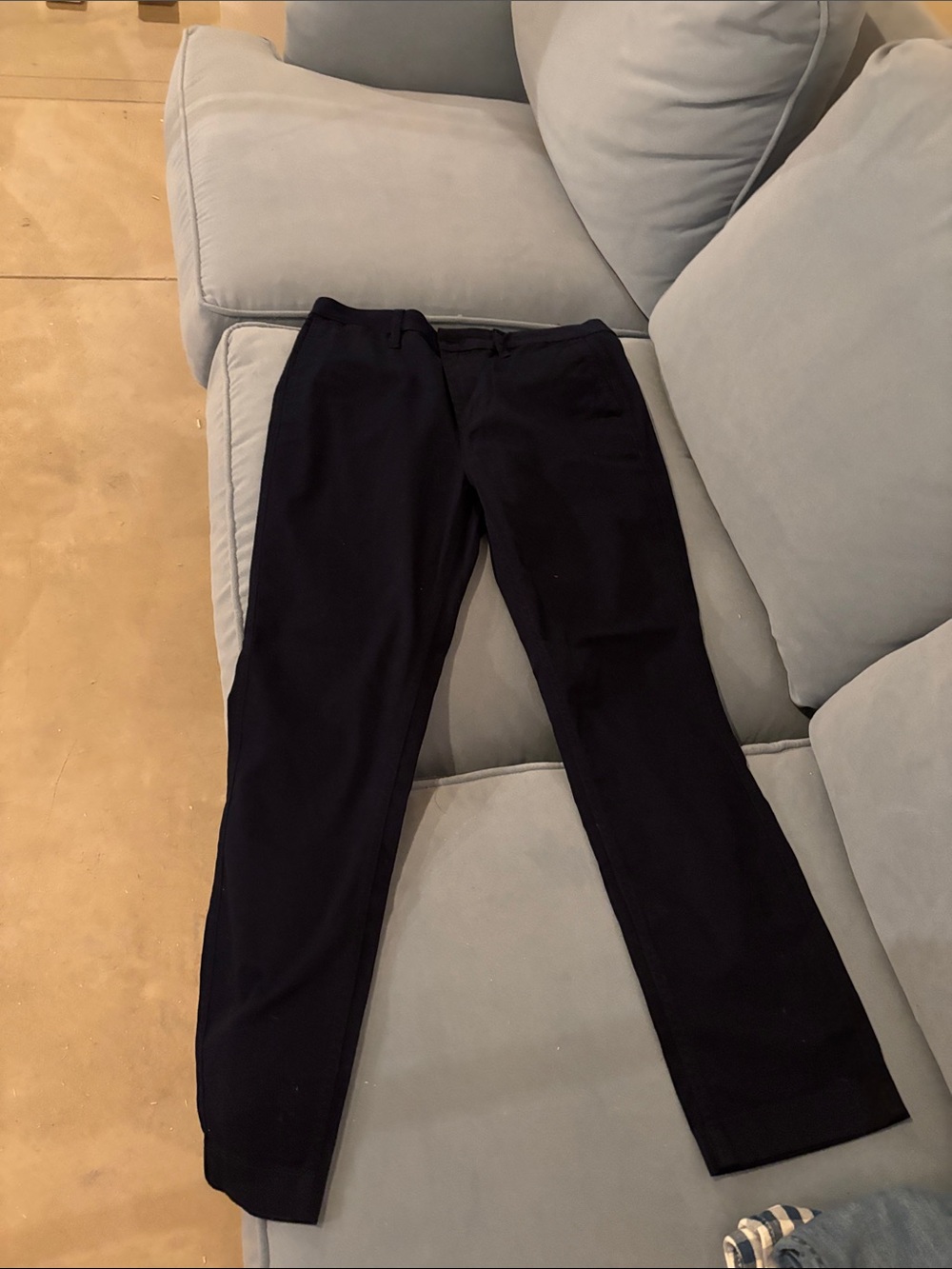 J. Crew Men's Navy Straight Dress Pants